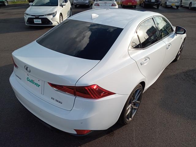 IS IS300 Fスポーツ サンルーフ/純正ナビ/フルセグTV/バックカメラ/衝突防止/前席シートヒーター・クーラー/前席パワーシート/D席シートメモリー/パドルシフト/ビルトインETC2.0/ドライブレコーダー(52枚目)