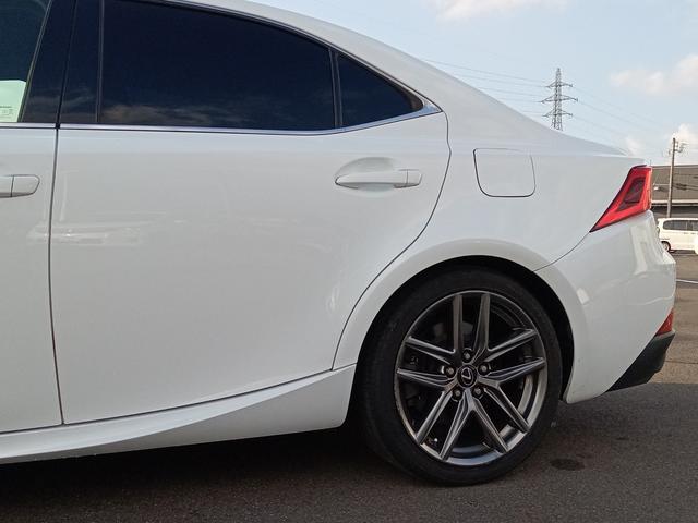 IS IS300 Fスポーツ サンルーフ/純正ナビ/フルセグTV/バックカメラ/衝突防止/前席シートヒーター・クーラー/前席パワーシート/D席シートメモリー/パドルシフト/ビルトインETC2.0/ドライブレコーダー(56枚目)