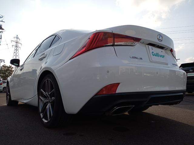 IS IS300 Fスポーツ サンルーフ/純正ナビ/フルセグTV/バックカメラ/衝突防止/前席シートヒーター・クーラー/前席パワーシート/D席シートメモリー/パドルシフト/ビルトインETC2.0/ドライブレコーダー(58枚目)