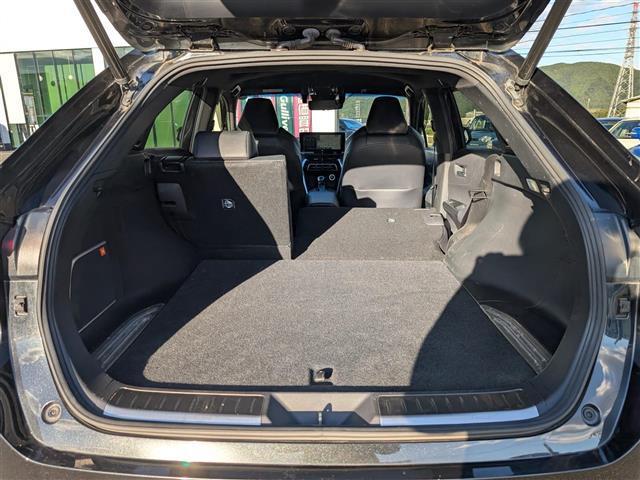 ハリアー Z レザーパッケージ JBL/純正12.3インチディスプレイオーディオ(フルセグ/BT/Miracast)/全方位/クリアランスソナー/クルコン/Safety Sense/BSM/電動リアゲート/黒革/パワーシート/ETC(38枚目)