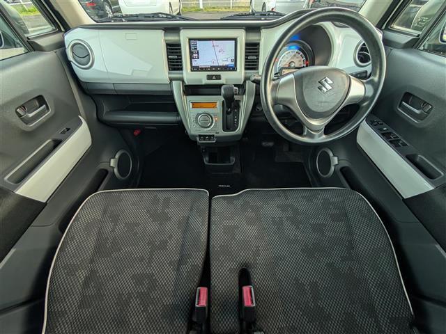 ハスラー G 社外SDナビTV(フルセグTV/Bluetooth/CD/DVD)/Bモニター/4WD/衝突軽減/アイドリング/ダウンヒルアシスト/グリップコントロール/ベンチシート/シートヒーター/ETC/社外AW(2枚目)