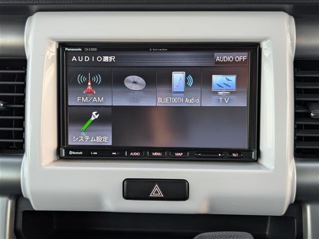 ハスラー G 社外SDナビTV(フルセグTV/Bluetooth/CD/DVD)/Bモニター/4WD/衝突軽減/アイドリング/ダウンヒルアシスト/グリップコントロール/ベンチシート/シートヒーター/ETC/社外AW(5枚目)