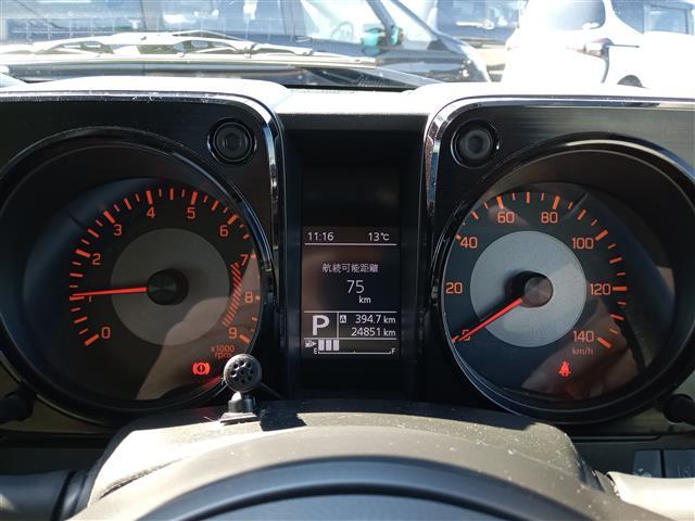 ジムニー XC 4WD/純正メモリナビ/AM/FM/フルセグ/BT/USB/AUX/iPod/衝突被害軽減システム/クルーズコントロール/レーンキープアシスト/横滑り防止装置/盗難防止装置/前方ドラレコ(17枚目)