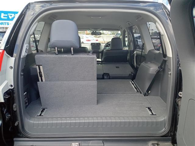 ランドクルーザープラド ＴＸ　Ｌパッケージ　４ＷＤ／純正ＳＤナビ／バックカメラ／横滑り防止装置／マルチテレインセレクト／クルーズコントロール／前席パワーシート／前席シートヒーター／ＥＴＣ／純正フロアマット／電動格納サードシート（39枚目）