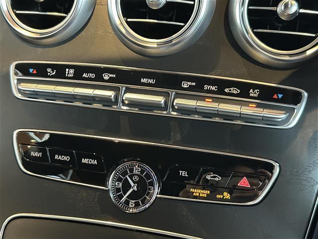 Cクラス C43 4マチック レーダーセーフティPKG パノラミックスライディングルーフ HUD Burmester 純正ナビ TV バックカメラ 黒革シートヒーター パワーシート マルチビームLED 19インチAW キーレスゴー(25枚目)