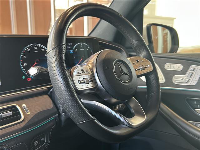 GLE GLE400d 4マチックスポーツ パノラミックスライディングルーフ レーダーセーフティPKG HUD Burmester MBUX全方位カメラ 黒革 エアシート シートヒーター パワーシート LEDライト 20インチAW ワンオーナー(28枚目)