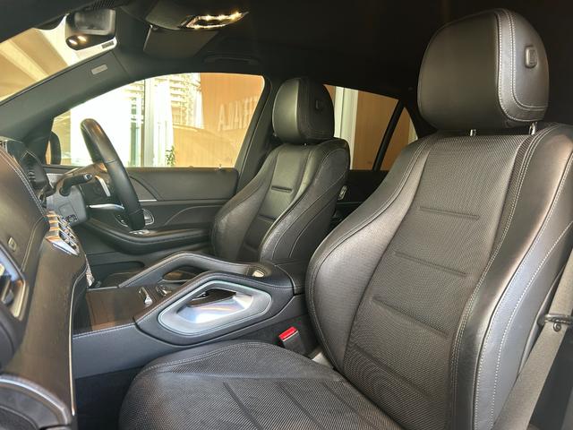 GLE GLE400d 4マチックスポーツ パノラミックスライディングルーフ レーダーセーフティPKG HUD Burmester MBUX全方位カメラ 黒革 エアシート シートヒーター パワーシート LEDライト 20インチAW ワンオーナー(52枚目)