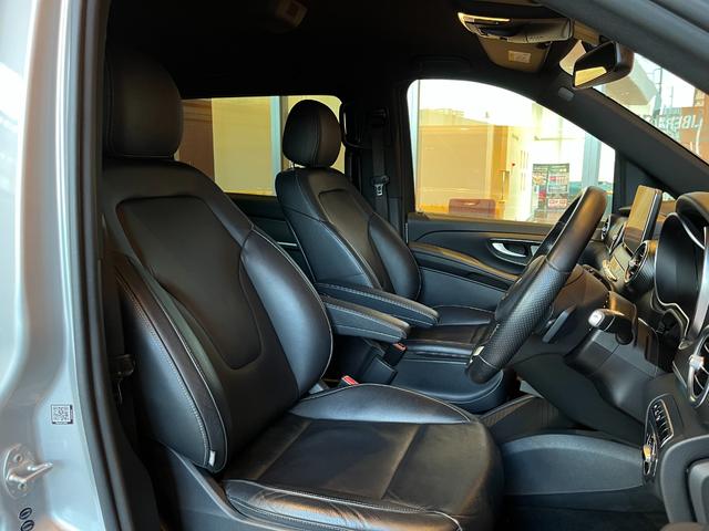 Vクラス V220d スポーツ ロング レーダーセーフティPKG パノラマサンルーフ Burmester 純正ナビ TV 全方位カメラ 黒革シートヒーター パワーシート LEDヘッドライト 両側パワースライドドア パワーバックドア ドラレコ(7枚目)