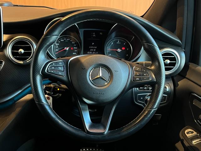 Vクラス V220d スポーツ ロング レーダーセーフティPKG パノラマサンルーフ Burmester 純正ナビ TV 全方位カメラ 黒革シートヒーター パワーシート LEDヘッドライト 両側パワースライドドア パワーバックドア ドラレコ(30枚目)