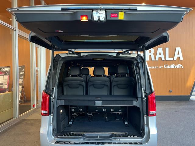 Vクラス V220d スポーツ ロング レーダーセーフティPKG パノラマサンルーフ Burmester 純正ナビ TV 全方位カメラ 黒革シートヒーター パワーシート LEDヘッドライト 両側パワースライドドア パワーバックドア ドラレコ(58枚目)