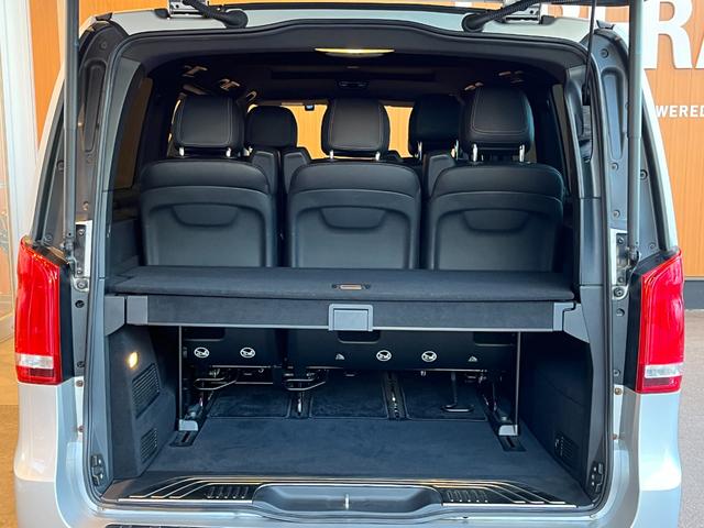 Vクラス V220d スポーツ ロング レーダーセーフティPKG パノラマサンルーフ Burmester 純正ナビ TV 全方位カメラ 黒革シートヒーター パワーシート LEDヘッドライト 両側パワースライドドア パワーバックドア ドラレコ(59枚目)