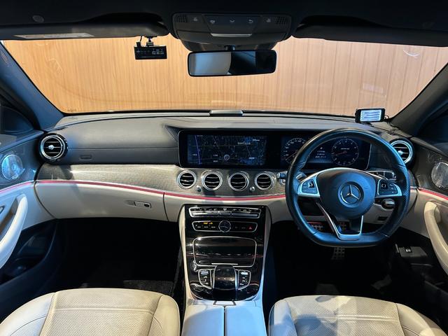 Ｅクラスステーションワゴン Ｅ４３　４マチック　ステーションワゴン　レーダーセーフティＰＫＧ　パノラミックスライディングルーフ　ＨＵＤ　Ｂｕｒｍｅｓｔｅｒ　純正ナビ　ＴＶ　全方位カメラ　ベージュ革　シートヒーター　マルチビームＬＥＤ　２０インチＡＷ　ドラレコ　ＥＴＣ（4枚目）