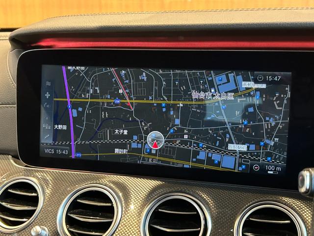 Ｅクラスステーションワゴン Ｅ４３　４マチック　ステーションワゴン　レーダーセーフティＰＫＧ　パノラミックスライディングルーフ　ＨＵＤ　Ｂｕｒｍｅｓｔｅｒ　純正ナビ　ＴＶ　全方位カメラ　ベージュ革　シートヒーター　マルチビームＬＥＤ　２０インチＡＷ　ドラレコ　ＥＴＣ（11枚目）