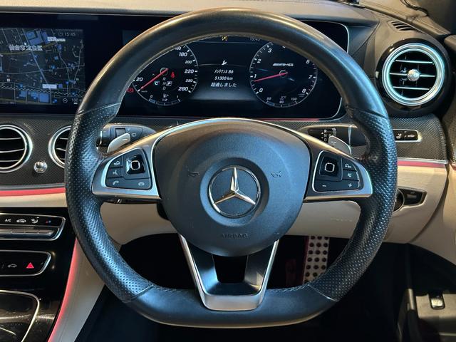 Ｅクラスステーションワゴン Ｅ４３　４マチック　ステーションワゴン　レーダーセーフティＰＫＧ　パノラミックスライディングルーフ　ＨＵＤ　Ｂｕｒｍｅｓｔｅｒ　純正ナビ　ＴＶ　全方位カメラ　ベージュ革　シートヒーター　マルチビームＬＥＤ　２０インチＡＷ　ドラレコ　ＥＴＣ（26枚目）