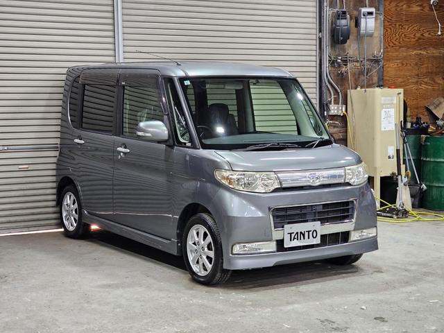 タント カスタムＸリミテッド　ＥＴＣ　地デジ　スマートキー　電格ミラー　パワスラ　ピラーレス　フルフラットシート　オートエアコン　タイミングチェーン　ルームクリーニング済み　修復歴なし　車検Ｒ８　５月まで（13枚目）