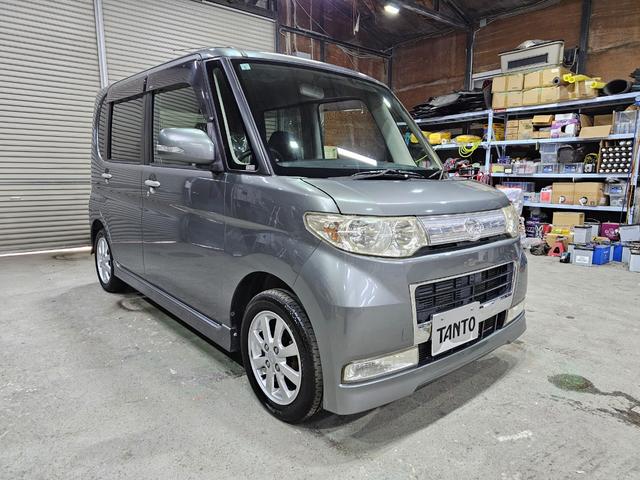 タント カスタムＸリミテッド　ＥＴＣ　地デジ　スマートキー　電格ミラー　パワスラ　ピラーレス　フルフラットシート　オートエアコン　タイミングチェーン　ルームクリーニング済み　修復歴なし　車検Ｒ８　５月まで（20枚目）