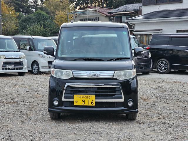 タント カスタムＸ　後期　ＥＴＣ　エコアイドル　スマートキー　電格ミラー　パワスラ　ピラーレス　フルフラットシート　オートエアコン　タイミングチェーン　修復歴なし　車検Ｒ８　１月まで（3枚目）