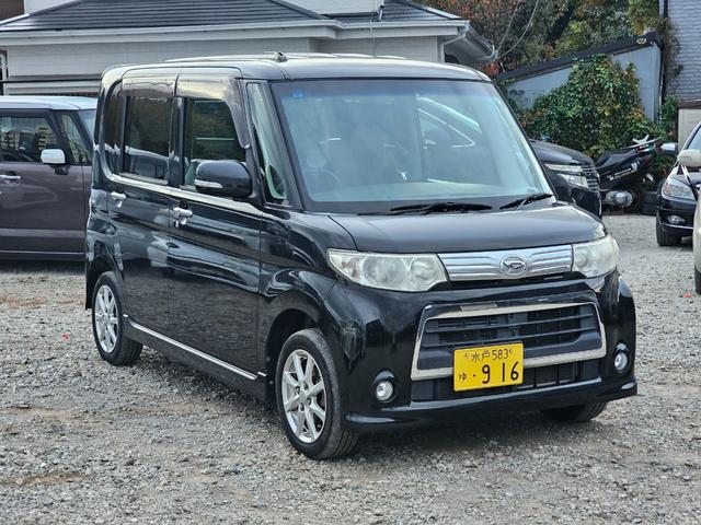 タント カスタムＸ　後期　ＥＴＣ　エコアイドル　スマートキー　電格ミラー　パワスラ　ピラーレス　フルフラットシート　オートエアコン　タイミングチェーン　修復歴なし　車検Ｒ８　１月まで（10枚目）