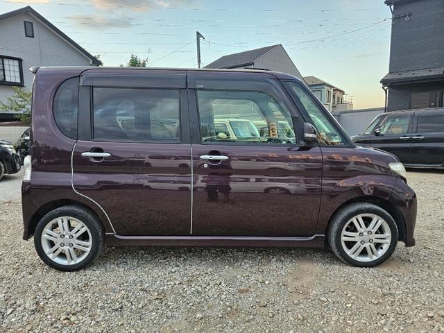 タント カスタムＲＳ　後期　ターボ　地デジ　パワスラ　スマートキー　電格ミラー　イルミ　ＯＨコンソール前後　ピラーレス　フルフラットシート　ＭＯＭＯステ　オートエアコン　修復歴なし　車検Ｒ９　３月まで（11枚目）