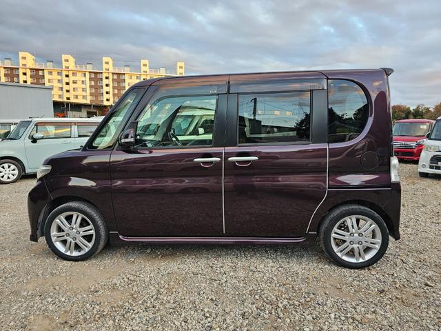 タント カスタムＲＳ　後期　ターボ　地デジ　パワスラ　スマートキー　電格ミラー　イルミ　ＯＨコンソール前後　ピラーレス　フルフラットシート　ＭＯＭＯステ　オートエアコン　修復歴なし　車検Ｒ９　３月まで（15枚目）