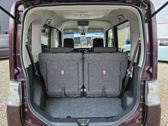 タント カスタムＲＳ　後期　ターボ　地デジ　パワスラ　スマートキー　電格ミラー　イルミ　ＯＨコンソール前後　ピラーレス　フルフラットシート　ＭＯＭＯステ　オートエアコン　修復歴なし　車検Ｒ９　３月まで（30枚目）