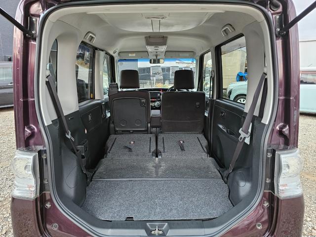 タント カスタムＲＳ　後期　ターボ　地デジ　パワスラ　スマートキー　電格ミラー　イルミ　ＯＨコンソール前後　ピラーレス　フルフラットシート　ＭＯＭＯステ　オートエアコン　修復歴なし　車検Ｒ９　３月まで（32枚目）