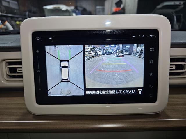 アルトラパン Ｘ　ツートンカラー　アラウンドビューモニター　ドラレコ前後　Ｂカメラ　Ｂｌｕｅｔｏｏｔｈ　ＥＴＣ　エネチャージ　衝突軽減　スマートキー２個　オートライト　シートヒーター　シートカバー　ルームクリーニング済（4枚目）