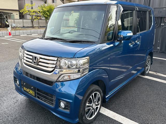 Ｇ　ＳＳパッケージ　フルタイム４ＷＤ　スマートキーｘ２　禁煙車　ＤＯＰナビ　１セグＴＶ　ＥＴＣ　両側パワスラ　純正ＨＩＤヘッド　フォグ　フルエアロ　１４インチアルミホイール　本革ステアリング　本革シフトレバー(9枚目)