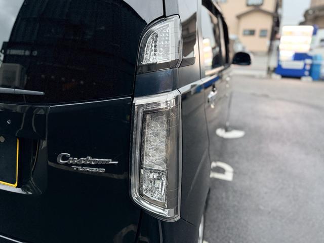 Ｎ－ＷＧＮカスタム Ｇ・ターボパッケージ　全国対応１年保証付　禁煙車　半革シート　衝突軽減ブレーキ　ターボ　パドルシフト　クルコン　プッシュスタート　スマートキ　フルオートエアコン　ＨＩＤヘッドライト　フルエアロ　１４インチアルミ　ローダウン（19枚目）