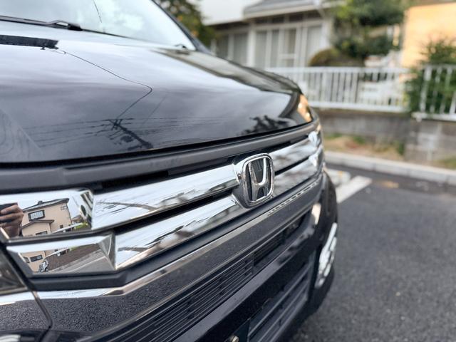 Ｎ－ＷＧＮカスタム Ｇ・ターボパッケージ　全国対応１年保証付　禁煙車　半革シート　衝突軽減ブレーキ　ターボ　パドルシフト　クルコン　プッシュスタート　スマートキ　フルオートエアコン　ＨＩＤヘッドライト　フルエアロ　１４インチアルミ　ローダウン（28枚目）