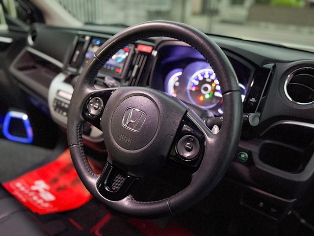 Ｎ－ＷＧＮカスタム Ｇ・ターボパッケージ　全国対応１年保証付　禁煙車　半革シート　衝突軽減ブレーキ　ターボ　パドルシフト　クルコン　プッシュスタート　スマートキ　フルオートエアコン　ＨＩＤヘッドライト　フルエアロ　１４インチアルミ　ローダウン（51枚目）
