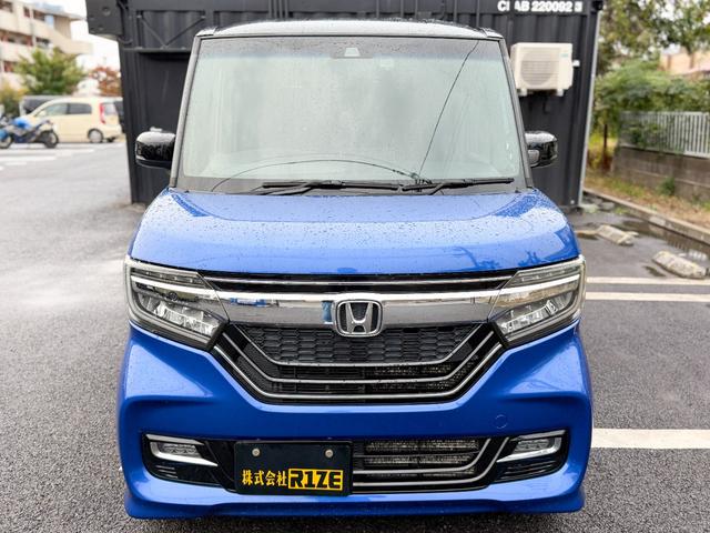 N-BOXカスタム G・Lホンダセンシング 青/黒ツートンカラー モデューロ14インチホイール 純正OP8インチインターナビ 地デジTV Bluetooth バックカメラ フルオートエアコン 両側パワースライドドア ビルトインETC クルコン(6枚目)