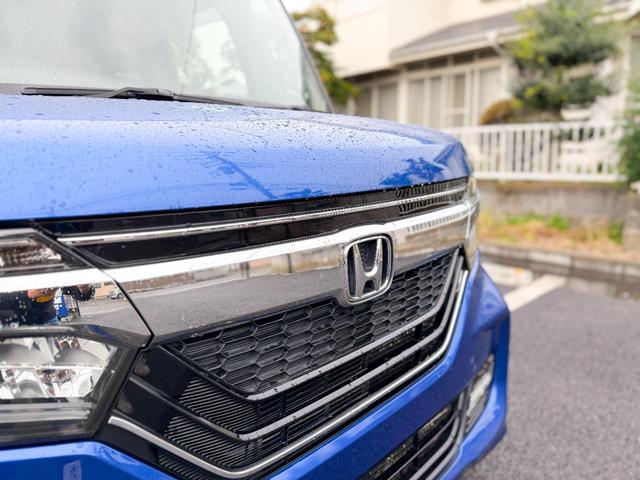 N-BOXカスタム G・Lホンダセンシング 青/黒ツートンカラー モデューロ14インチホイール 純正OP8インチインターナビ 地デジTV Bluetooth バックカメラ フルオートエアコン 両側パワースライドドア ビルトインETC クルコン(31枚目)