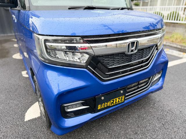 N-BOXカスタム G・Lホンダセンシング 青/黒ツートンカラー モデューロ14インチホイール 純正OP8インチインターナビ 地デジTV Bluetooth バックカメラ フルオートエアコン 両側パワースライドドア ビルトインETC クルコン(34枚目)