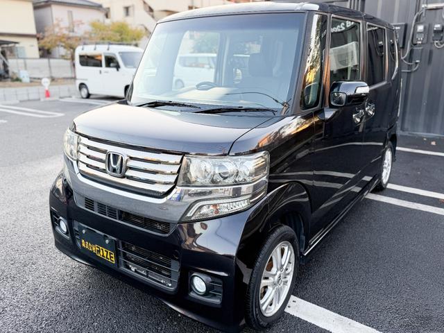 Ｎ－ＢＯＸカスタム Ｇ・Ｌパッケージ　全国対応１年保証付　禁煙車　両側パワースライドドア　純正ＯＰインターナビ　地デジＴＶ　Ｂｌｕｅｔｏｏｔｈ　フルオートエアコン　ＨＩＤ　１４インチアルミ　フルエアロ　スマートキー　プッシュスタート（10枚目）
