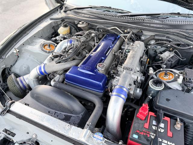 スープラ 　競技用車両　全塗装　６速ＭＴ　２ＪＺＧＴＥ　ＪＢＬサウンドシステム　レイズ１９インチ　公認ＶＡＲＩＳワイドボディーキット　キーレスセキュリティー　３人乗車構変　エンドレスブレーキ　ラジエター　車高調（34枚目）