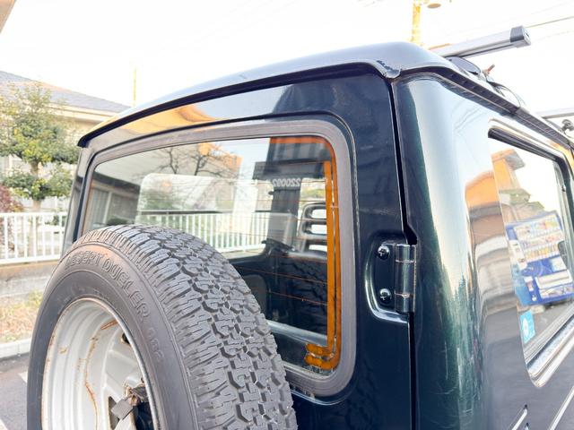 ジムニー ワイルドウインドリミテッド　ターボ　４ＷＤ　ＡＴ　ＬＴゴツゴツタイヤ　４ナンバー構造変更車　公認リフトアップ　ショートバンパー　ＡＭＦデッキ　デフロック　ルーフキャリア　レザー調シートカバー　エアコン　パナソニックＥＴＣ（16枚目）