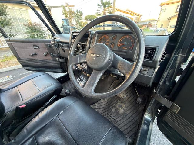 ジムニー ワイルドウインドリミテッド　ターボ　４ＷＤ　ＡＴ　ＬＴゴツゴツタイヤ　４ナンバー構造変更車　公認リフトアップ　ショートバンパー　ＡＭＦデッキ　デフロック　ルーフキャリア　レザー調シートカバー　エアコン　パナソニックＥＴＣ（64枚目）