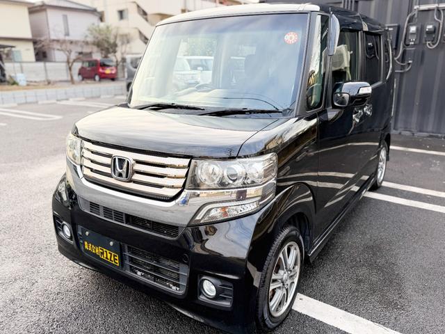 Ｎ－ＢＯＸ＋カスタム Ｇ・ターボパッケージ　禁煙車　地デジＴＶ　バックカメラ　両側パワースライドドア　ターボ　パドルシフト　クルーズコントロール　オートライト　フルエアロ　１４インチアルミ　フォグ　ブラックインテリア　荷台フルフラット（10枚目）