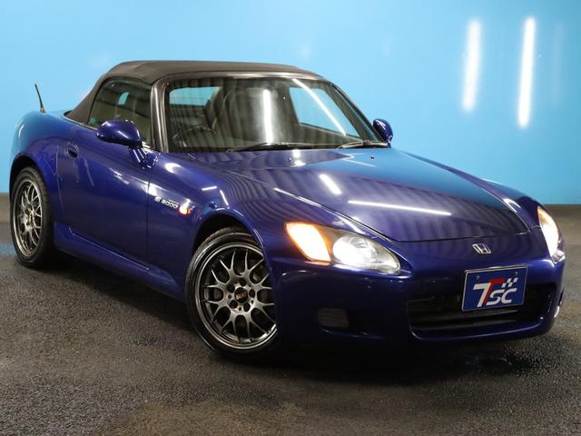 S2000 ベースグレード BBS17インチアルミRG-R/禁煙車/社外マフラー/ハーフレザーシート/キーレスエントリー/HIDヘッドライト/電動ソフトトップ/革巻きステアリングホイール/SRSエアバッグ/リモコンキー(15枚目)