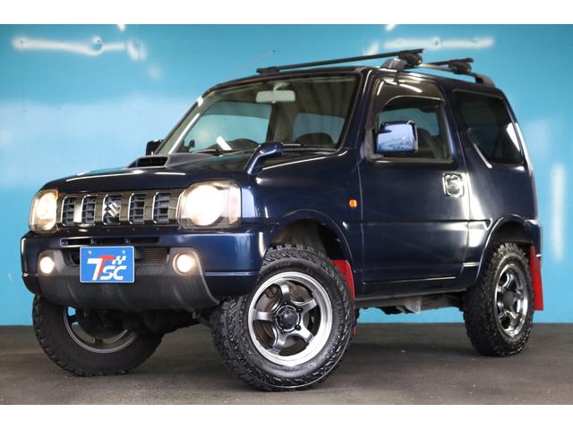 ジムニー XC 禁煙車/後期型/BLITZ車高調リフトアップ/ADVAN16AW/マフラーカッター/YOKOHAMAタイヤ/KENWOODオーディオ/INNOルーフレール/ETC/ターボ/フォグランプ/4WD/5MT(18枚目)