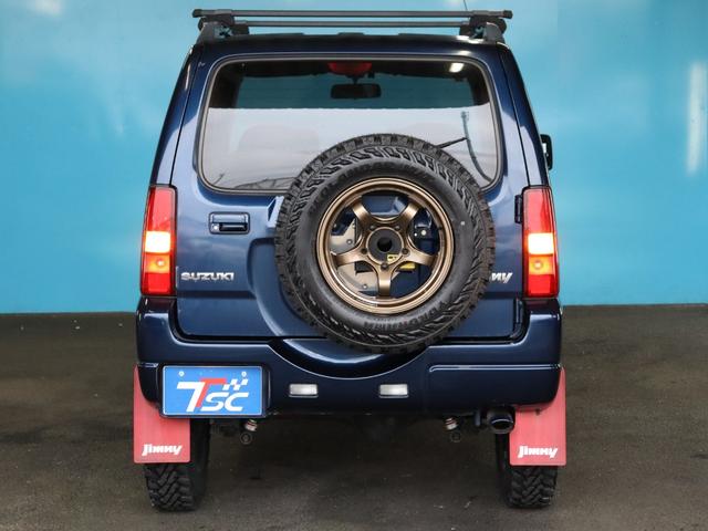 ジムニー XC 禁煙車/後期型/BLITZ車高調リフトアップ/ADVAN16AW/マフラーカッター/YOKOHAMAタイヤ/KENWOODオーディオ/INNOルーフレール/ETC/ターボ/フォグランプ/4WD/5MT(35枚目)