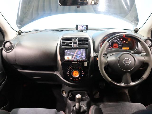 マーチ ニスモ　Ｓ　禁煙／ケンウッドナビ＆スピーカー／ニスモ専用フルエアロ／フルセグ／Ｂｌｕｅｔｏｏｔｈ接続／ＵＳＢ入力／純正１６インチＡＷ／ＡＳＳＵＲＡレーダー／フォグランプ／スマートキー／ＥＴＣ（6枚目）