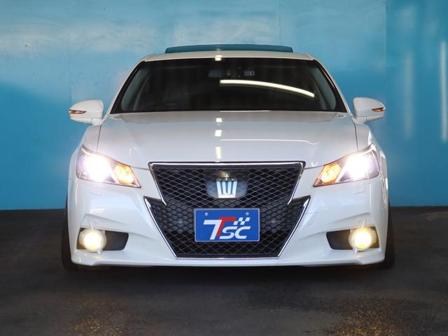 クラウンハイブリッド アスリートＧ　ムーンルーフ／ＳＨＡＬＬＥＮ１９インチＡＷ／ＴＥＩＮ車高調ローダウン／レーダークルーズコントロール／プリクラッシュセーフティシステム／クリアランスソナー／純正ナビ／バックカメラ／ドライブレコーダー／（18枚目）