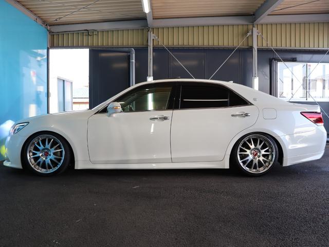 クラウンハイブリッド アスリートＧ　ムーンルーフ／ＳＨＡＬＬＥＮ１９インチＡＷ／ＴＥＩＮ車高調ローダウン／レーダークルーズコントロール／プリクラッシュセーフティシステム／クリアランスソナー／純正ナビ／バックカメラ／ドライブレコーダー／（21枚目）