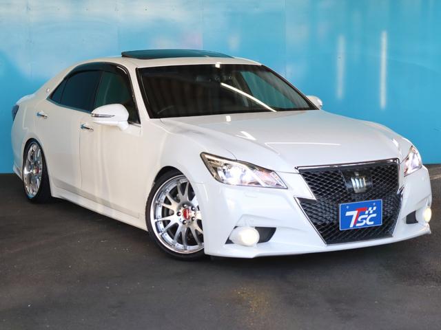 クラウンハイブリッド アスリートＧ　ムーンルーフ／ＳＨＡＬＬＥＮ１９インチＡＷ／ＴＥＩＮ車高調ローダウン／レーダークルーズコントロール／プリクラッシュセーフティシステム／クリアランスソナー／純正ナビ／バックカメラ／ドライブレコーダー／（27枚目）