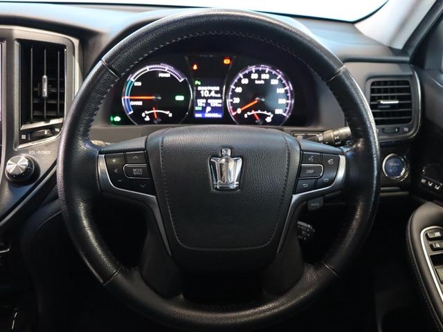 クラウンハイブリッド アスリートＧ　ムーンルーフ／ＳＨＡＬＬＥＮ１９インチＡＷ／ＴＥＩＮ車高調ローダウン／レーダークルーズコントロール／プリクラッシュセーフティシステム／クリアランスソナー／純正ナビ／バックカメラ／ドライブレコーダー／（46枚目）