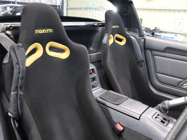 カプチーノ ベースグレード　禁煙／ＷＡＴＡＮＡＢＥ１４ＡＷ／前置きＩＣ／オイルクーラー／タイベル交換済み／スズキスポーツマフラー／ＭＯＮＳＴＥＲ車高調／フルバケ／ＢＬＩＴＺブースト計／ＮＡＲＤＩステアリング／カスタムパーツ（6枚目）