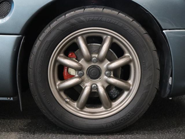 カプチーノ ベースグレード　禁煙／ＷＡＴＡＮＡＢＥ１４ＡＷ／前置きＩＣ／オイルクーラー／タイベル交換済み／スズキスポーツマフラー／ＭＯＮＳＴＥＲ車高調／フルバケ／ＢＬＩＴＺブースト計／ＮＡＲＤＩステアリング／カスタムパーツ（29枚目）