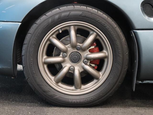 カプチーノ ベースグレード　禁煙／ＷＡＴＡＮＡＢＥ１４ＡＷ／前置きＩＣ／オイルクーラー／タイベル交換済み／スズキスポーツマフラー／ＭＯＮＳＴＥＲ車高調／フルバケ／ＢＬＩＴＺブースト計／ＮＡＲＤＩステアリング／カスタムパーツ（30枚目）